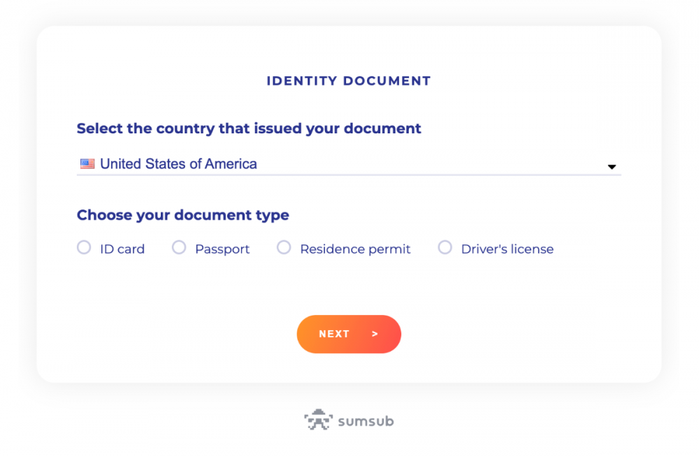 SumSub select document