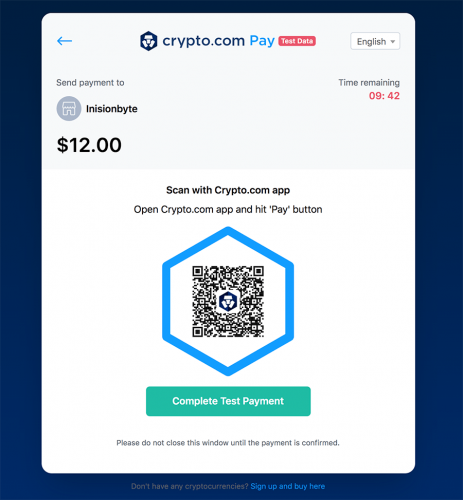 More information about "Crypto.com Payment Gateway"