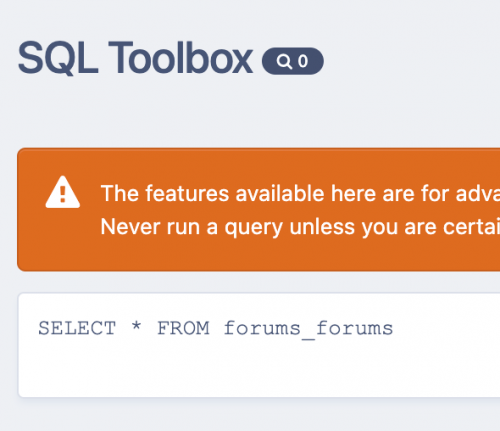 More information about "SQL Toolbox"